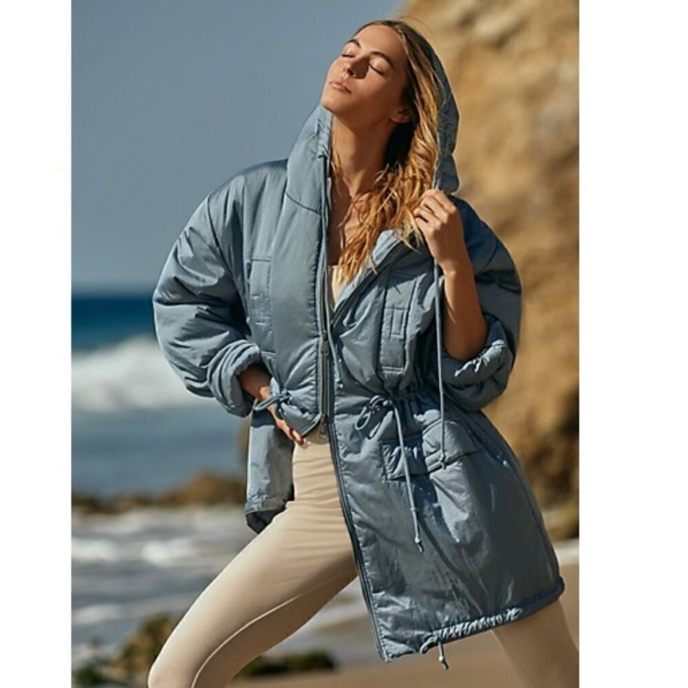 NEW FP Free People MOVEMENT Head In The Clouds Puffer Parka Jacket
